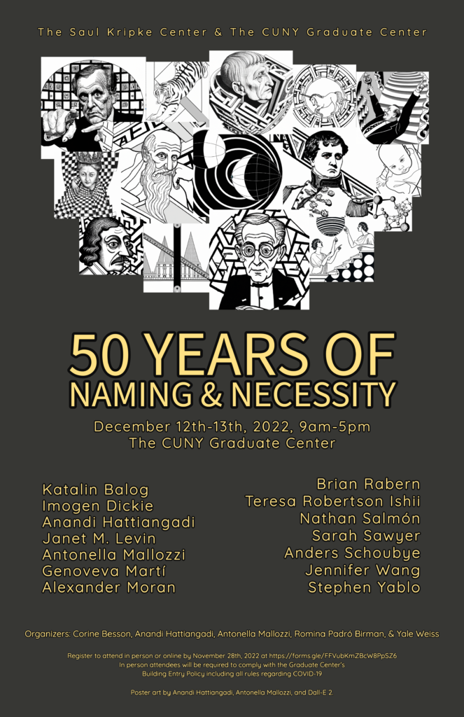 50 Years of Naming & Necessity Poster